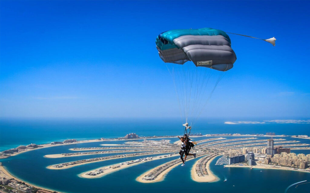 The UAE is best place for skydiving and more places are there