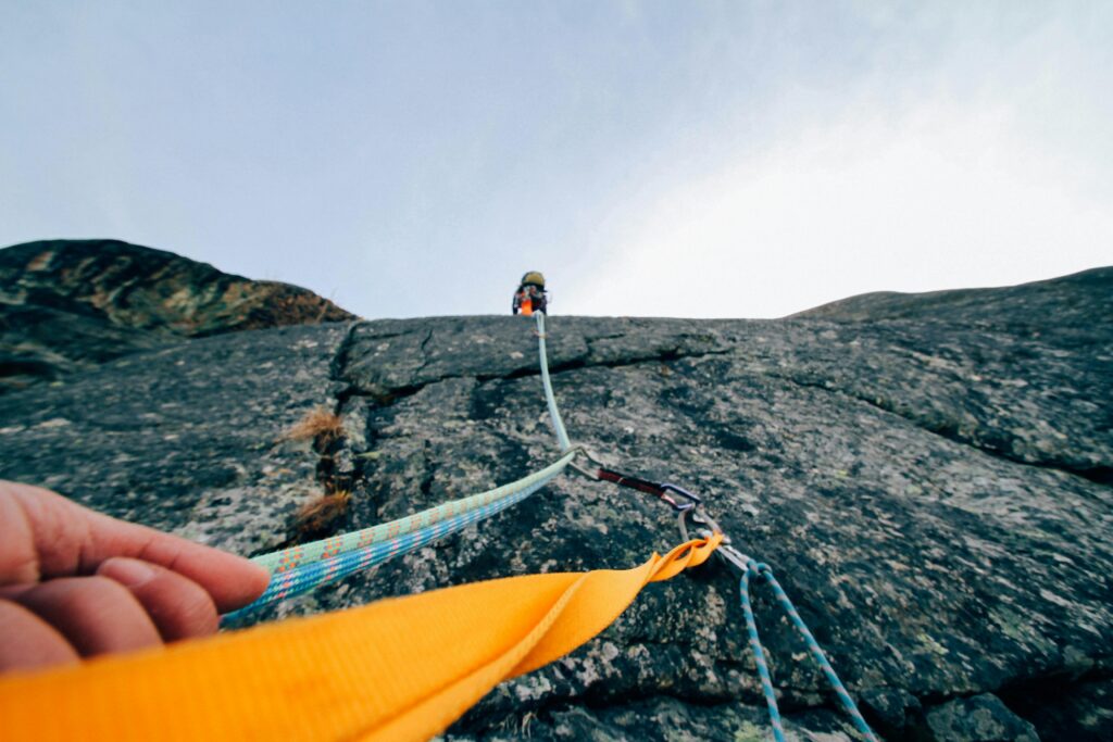 ignore some rock in rock climbing 