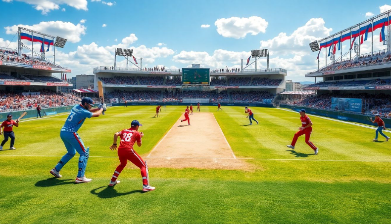Russian Cricket League Match